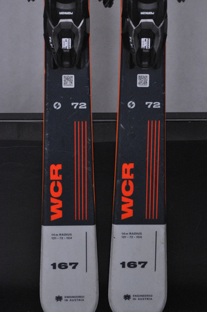 NARTY UŻYWANE BLIZZARD WCR 72 + TLT 10 24/25 167 cm NRC912