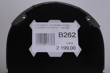 NARTY UŻYWANE VOLKL RACETIGER SC 23/24 + VMotion 12 158 cm NRB262