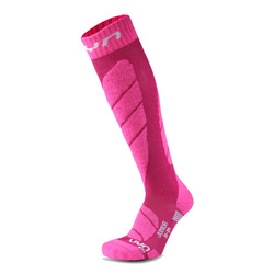 JUNIORSKIE SKARPETY NARCIARSKIE UYN SKI JUNIOR Pink 2026