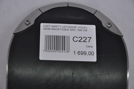 NARTY UŻYWANE VOLKL RACETIGER SRC + Motion 10 24/25 168 cm NRC227