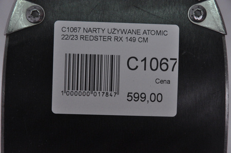 NARTY UŻYWANE ATOMIC REDSTER RX + M10 22/23 149 cm NRC1067