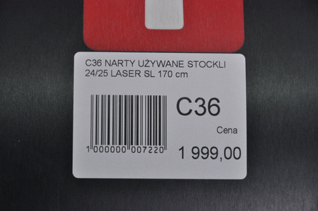 NARTY UŻYWANE STOCKLI LASER SL + MC11 24/25 170 cm NRC36