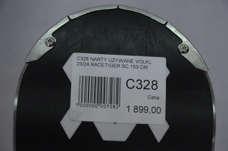 NARTY UŻYWANE VOLKL RACETIGER SC 23/24 + VMotion 12 153 cm NRC328