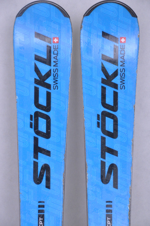 NARTY UŻYWANE STOCKLI LASER SL + MC11 24/25 160 cm NRC22