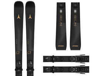 DAMSKIE NARTY ATOMIC CLOUD C7 + Atomic M10 GW Black 2026