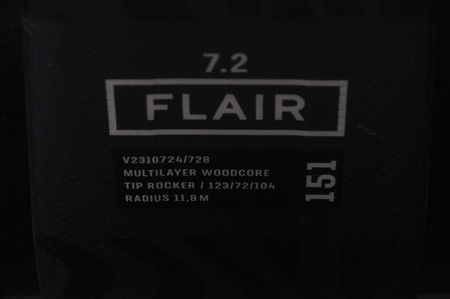 NARTY UŻYWANE VOLKL FLAIR 7.2 21/22 + FDT 10 151 cm NRC1163