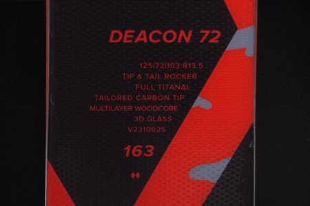 NARTY UŻYWANE VOLKL DEACON 72 + Motion 12 23/24 163 cm NRB725