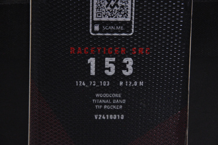 NARTY UŻYWANE VOLKL RACETIGER SRC + Motion 10 24/25 153 cm NRC198