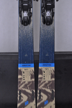 NARTY UŻYWANE K2 DISRUPTION 78TI + MXC 12 24/25 184 cm NRC992