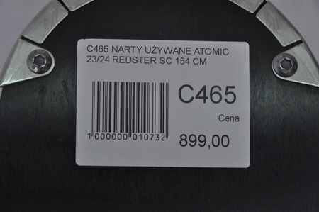 NARTY UŻYWANE ATOMIC REDSTER SC + M10 23/24 154 cm NRC465