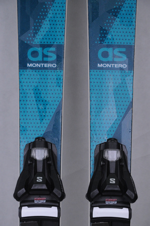 NARTY UŻYWANE STOCKLI MONTERO AS + Salomon Strive 11 24/25 166 cm NRC71