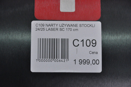 NARTY UŻYWANE STOCKLI LASER SC + MC11 24/25 170 cm NRC109