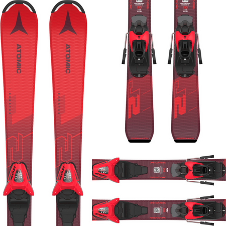 JUNIORSKIE NARTY ATOMIC REDSTER J2 100 - 120 + Atomic C5 2024