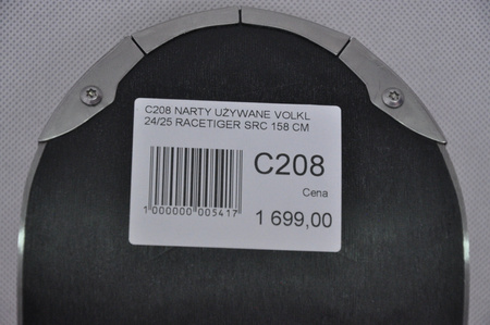 NARTY UŻYWANE VOLKL RACETIGER SRC + Motion 10 24/25 158 cm NRC208