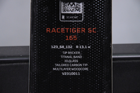 NARTY UŻYWANE VOLKL RACETIGER SC 23/24 + VMotion 12 165 cm NRC336