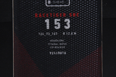 NARTY UŻYWANE VOLKL RACETIGER SRC + Motion 10 24/25 153 cm NRC196