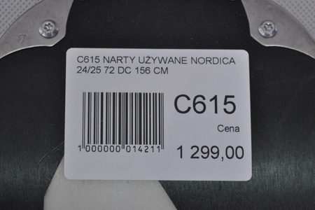 NARTY UŻYWANE NORDICA BELLE 72 DC 24/25 + TP2 11 156 cm NRC615
