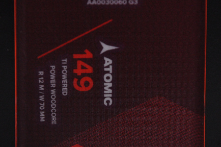NARTY UŻYWANE ATOMIC REDSTER S8 + X12 GW 23/24 149 cm NRC138
