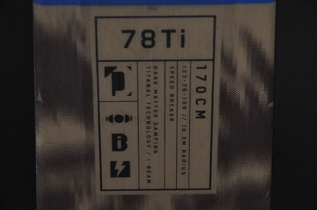 NARTY UŻYWANE K2 DISRUPTION 78TI + MXC 12 24/25 170 cm NRC978