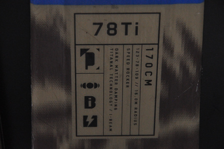 NARTY UŻYWANE K2 DISRUPTION 78TI + MXC 12 24/25 170 cm NRC982