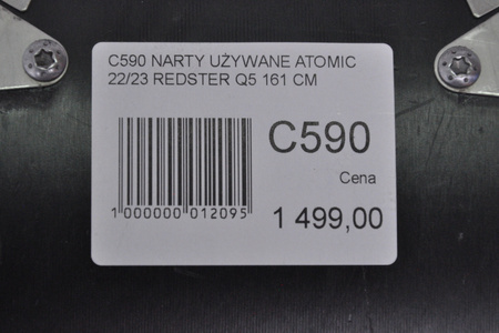 NARTY UŻYWANE REDSTER Q5 + M10 22/23 161 cm NRC590