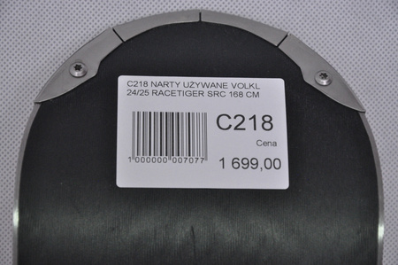 NARTY UŻYWANE VOLKL RACETIGER SRC + Motion 10 24/25 168 cm NRC218