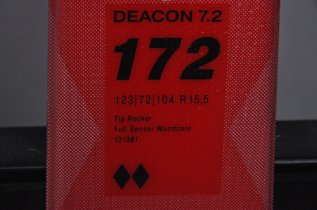 NARTY UŻYWANE VOLKL DEACON 7.2 + FTD 10 21/22 172 cm NRC1075
