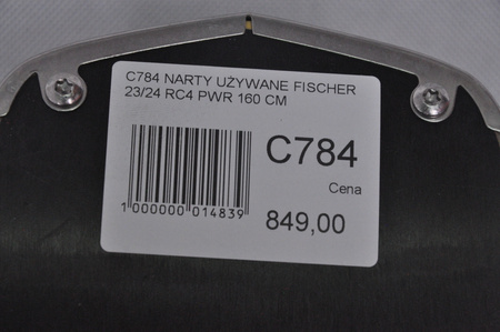 NARTY UŻYWANE FISCHER RC4 PWR 23/24 + RS10 160 cm NRC784