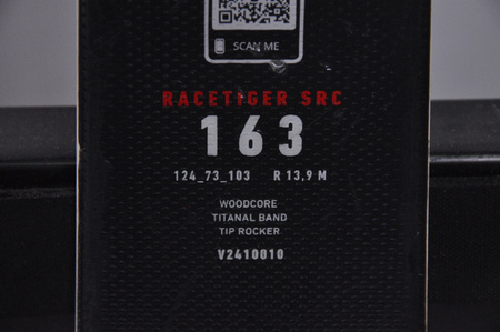NARTY UŻYWANE VOLKL RACETIGER SRC + Motion 10 24/25 163 cm NRC549