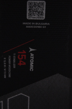 NARTY UŻYWANE ATOMIC REDSTER SC + M10 23/24 154 cm NRC476