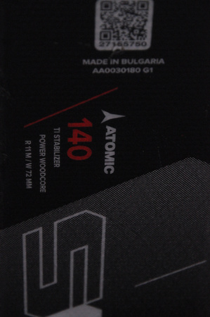 NARTY UŻYWANE ATOMIC REDSTER SC + M10 23/24 140 cm NRC460