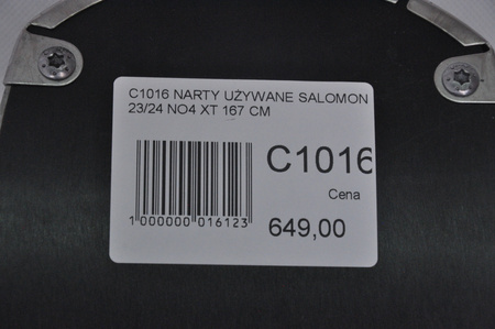 NARTY UŻYWANE SALOMON S/MAX N 4 XT + M10 23/24 167 cm NRC1016