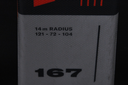 NARTY UŻYWANE BLIZZARD WCR 72 + TLT 10 24/25 167 cm NRC913