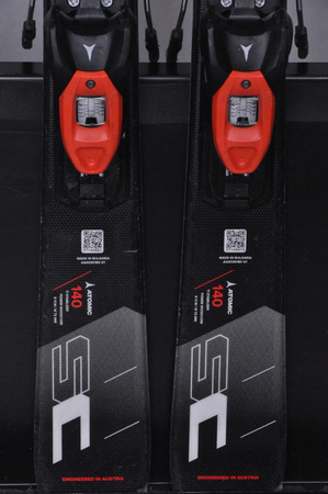 NARTY UŻYWANE ATOMIC REDSTER SC + M10 23/24 140 cm NRC458