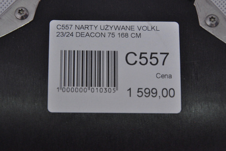 NARTY UŻYWANE VOLKL DEACON 75 + Motion 12 23/24 168 cm NRC557