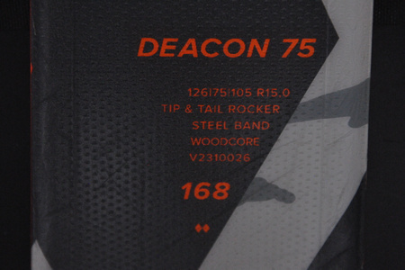 NARTY UŻYWANE VOLKL DEACON 75 + Motion 12 23/24 168 cm NRC129