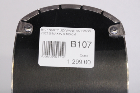 DAMSKIE NARTY UŻYWANE SALOMON S/MAX 8 + M10 23/24 160 cm NRB107