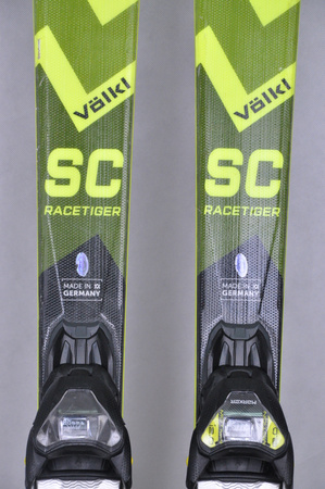 NARTY UŻYWANE VOLKL RACETIGER SC 24/25 + VMotion 12 158 cm NRC820