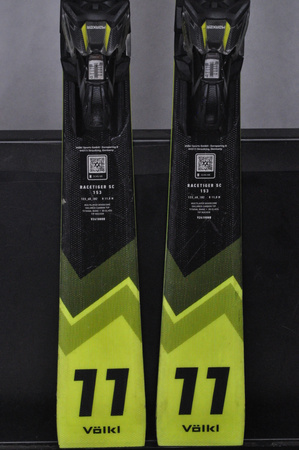 NARTY UŻYWANE VOLKL RACETIGER SC 24/25 + VMotion 12 153 cm NRC840