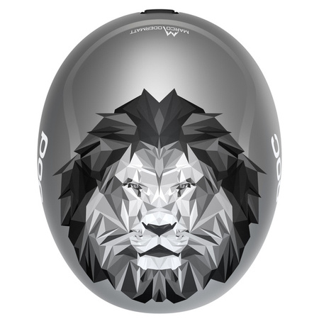 JUNIORSKI KASK NARCIARSKI POC SKULL DURA Marco Odermatt Ed. Argentite Silver 2026