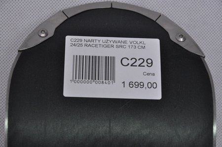NARTY UŻYWANE VOLKL RACETIGER SRC + Motion 10 24/25 173 cm NRC229