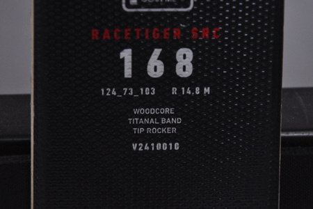 NARTY UŻYWANE VOLKL RACETIGER SRC + Motion 10 24/25 168 cm NRC219
