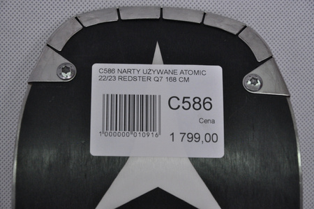 NARTY UŻYWANE REDSTER Q7 + M10 22/23 168 cm NRC586