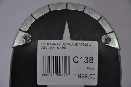 NARTY UŻYWANE ATOMIC REDSTER S8 + X12 GW 23/24 149 cm NRC138
