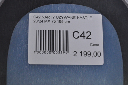 NARTY UŻYWANE KASTLE MX 75 + K12 PRW 23/24 165 cm NRC42