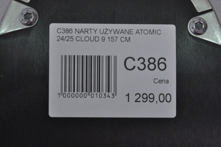 DAMSKIE NARTY UŻYWANE ATOMIC CLOUD C9 + M10 GW 24/25 157 cm NRC386