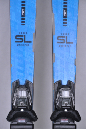 NARTY UŻYWANE STOCKLI LASER SL + MC11 24/25 160 cm NRC27