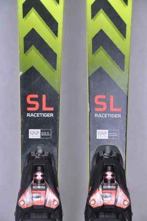 NARTY UŻYWANE VOLKL RACETIGER SL + VMotion 12 23/24 165 cm NRC638