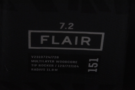 NARTY UŻYWANE VOLKL FLAIR 7.2 21/22 + FDT 10 151 cm NRC1157