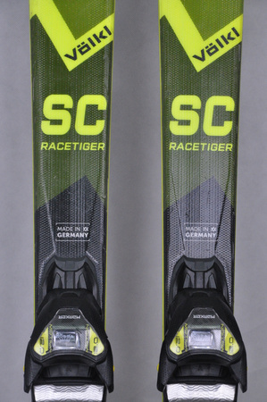NARTY UŻYWANE VOLKL RACETIGER SC 24/25 + VMotion 12 165 cm NRC831